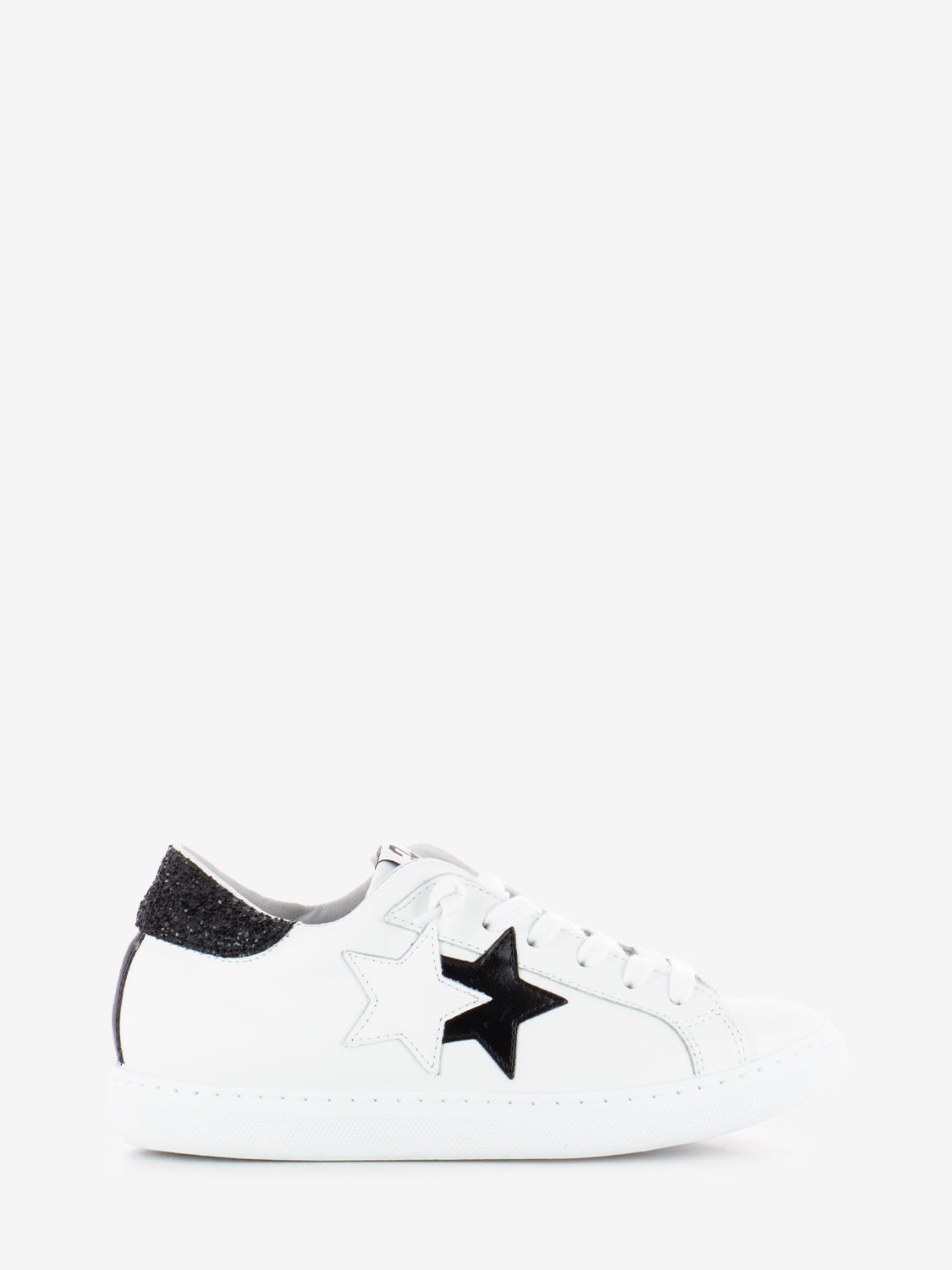 Sneaker glitter white