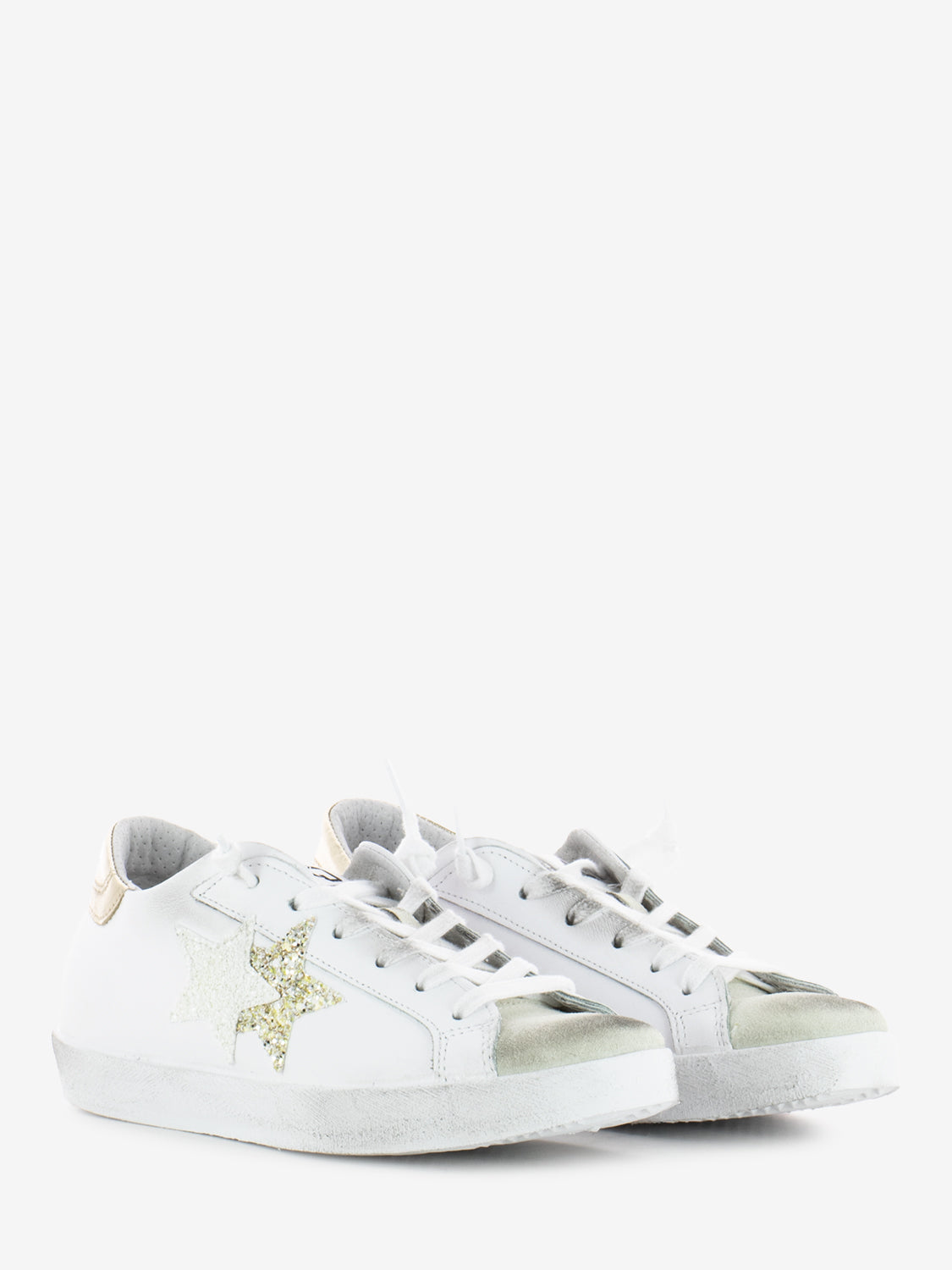 Prime Star white / gold sneakers