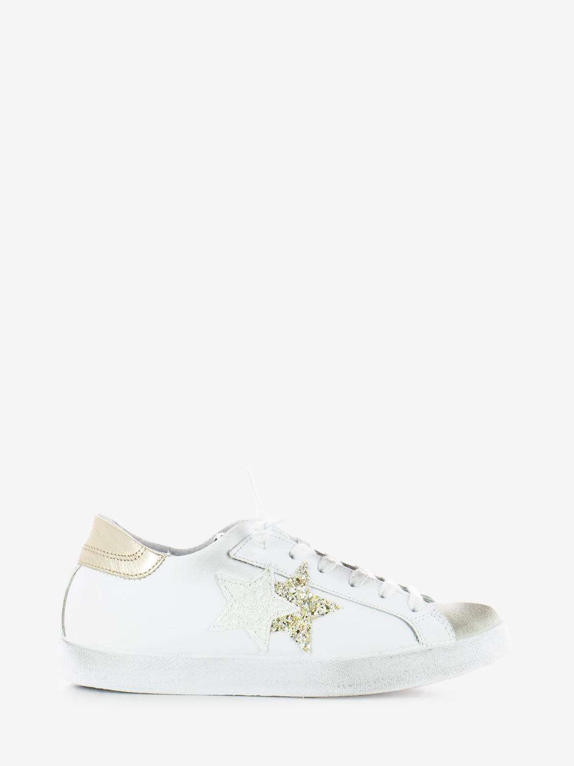 Prime Star white / gold sneakers