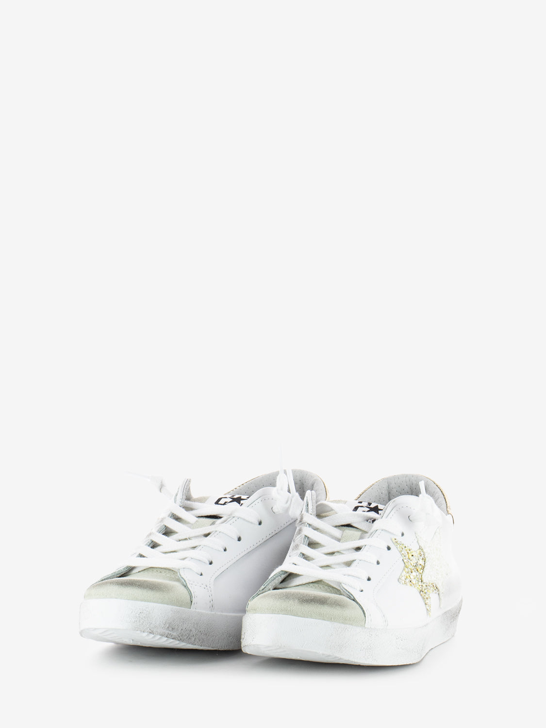 Prime Star white / gold sneakers