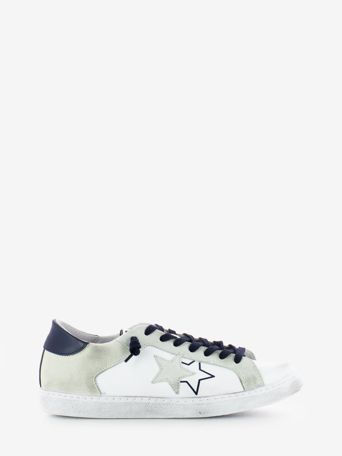 Very Star white / light gray / blue sneakers