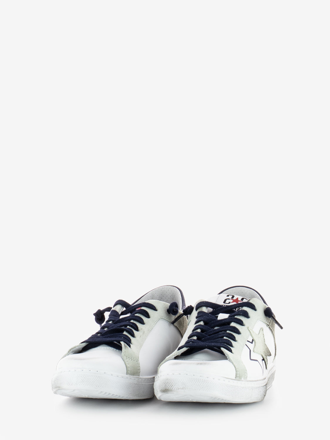 Very Star white / light gray / blue sneakers
