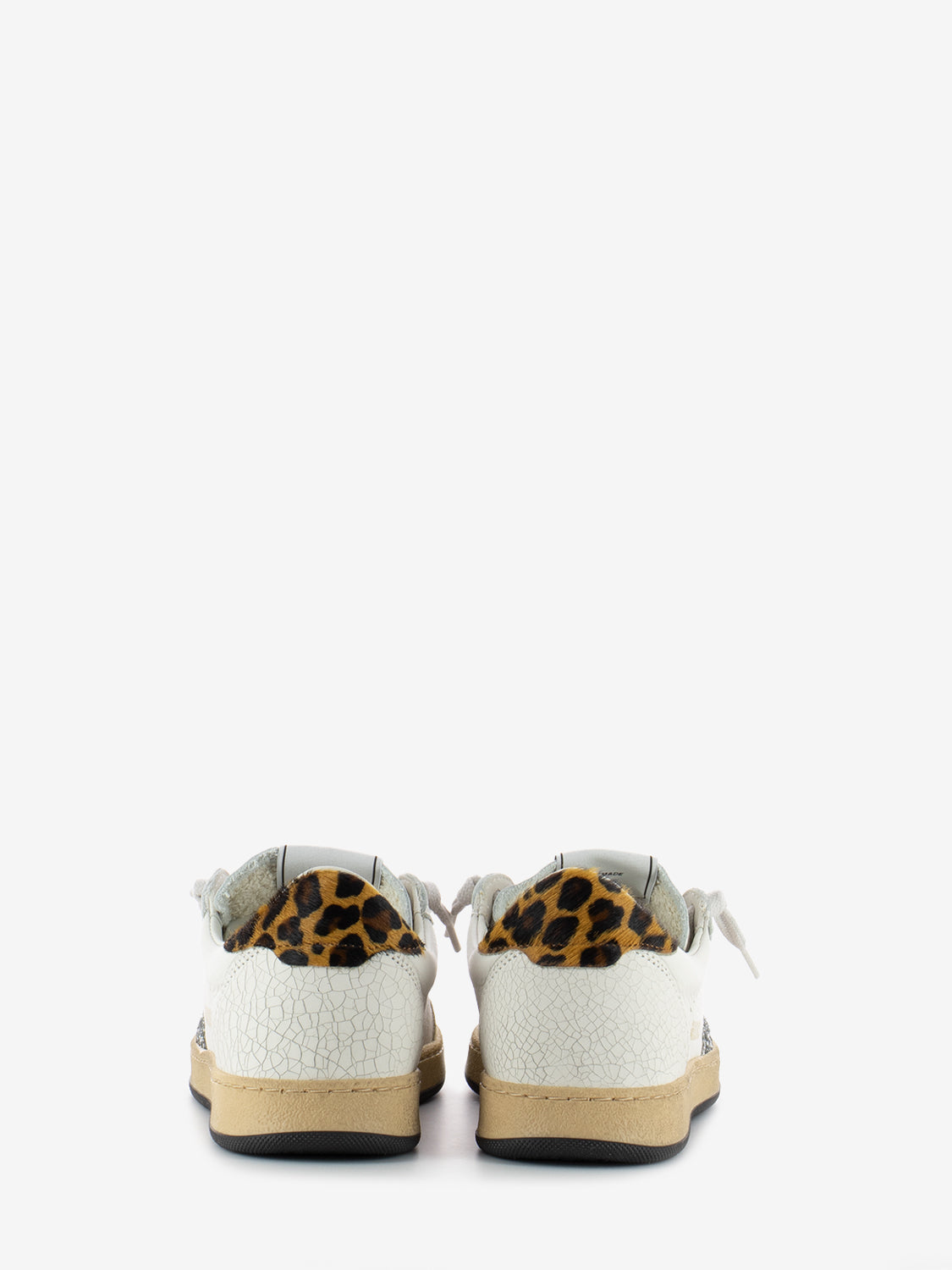 Sneaker Play New D148 Bianco / Leopardato / Rosa