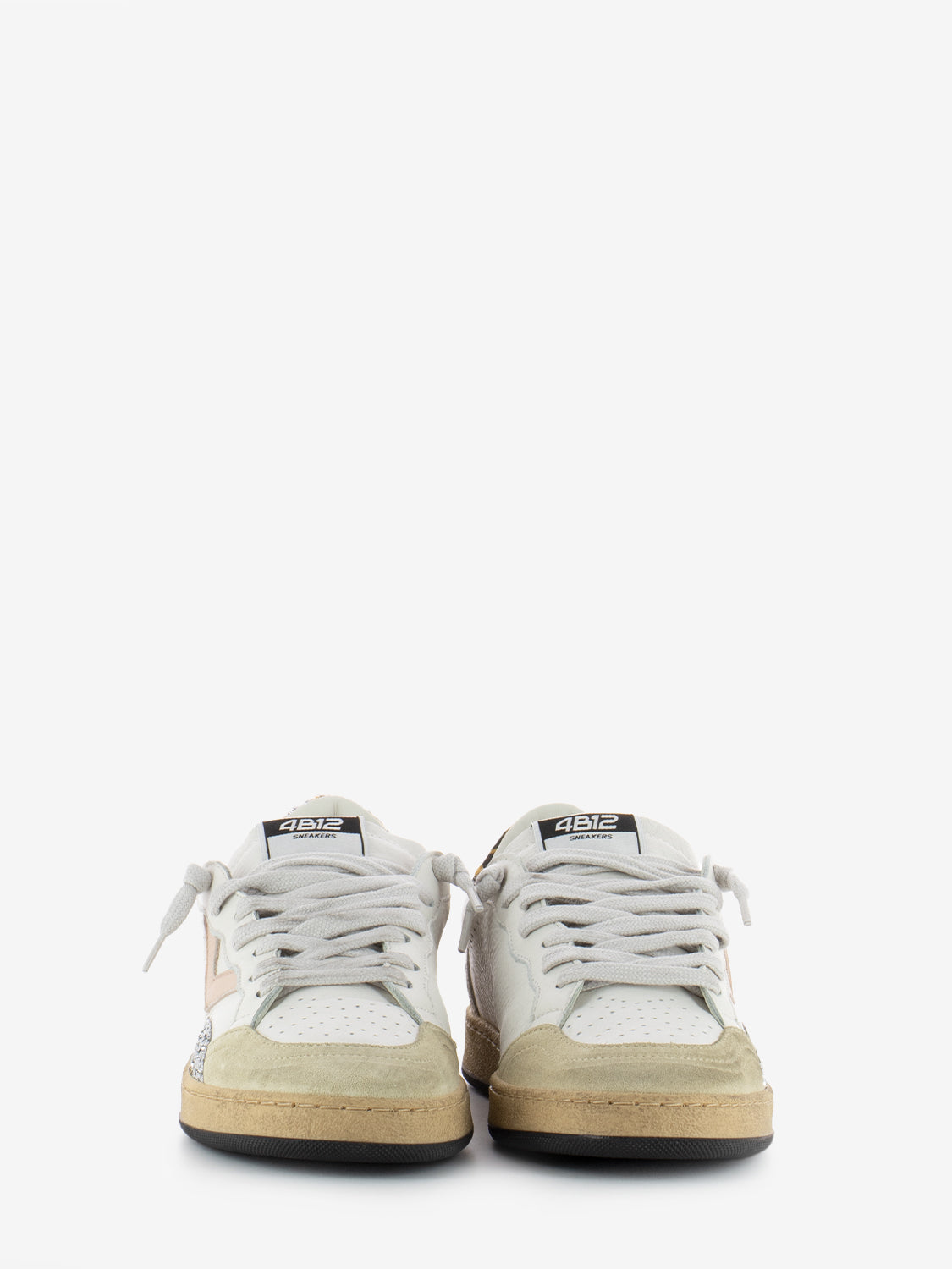 Sneaker Play New D148 Bianco / Leopardato / Rosa