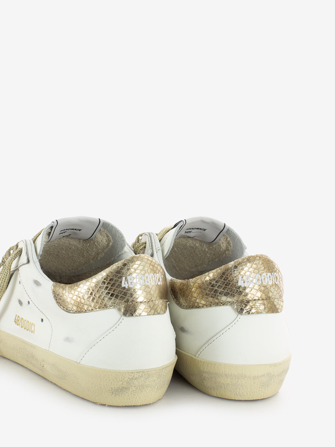 Sneaker Suprime bianco / bronzo