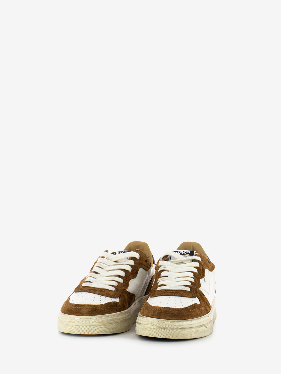 Hyper white / brown sneakers