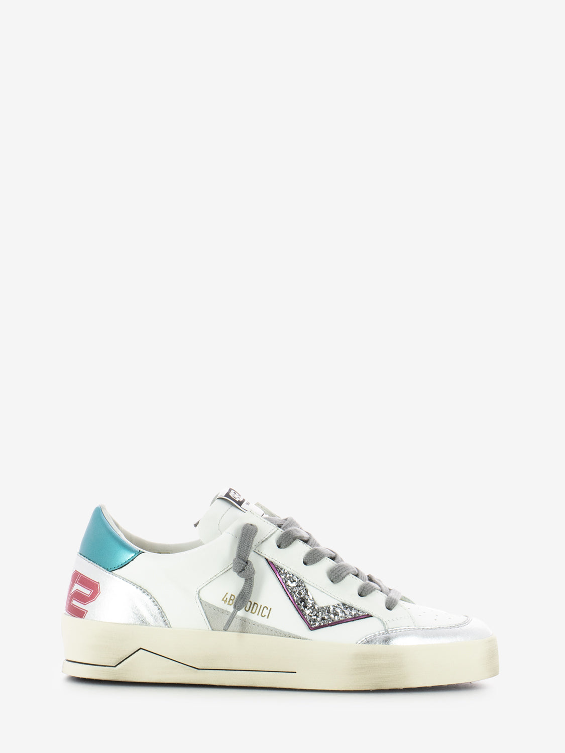 Sneakers Kyle bianco / argento / blu