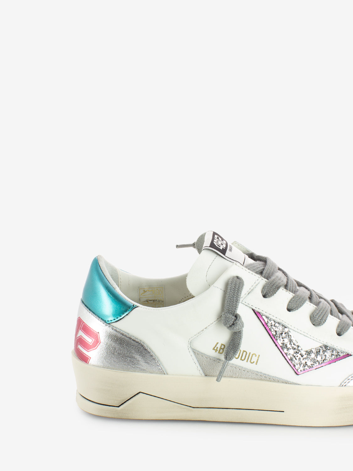 Sneakers Kyle bianco / argento / blu