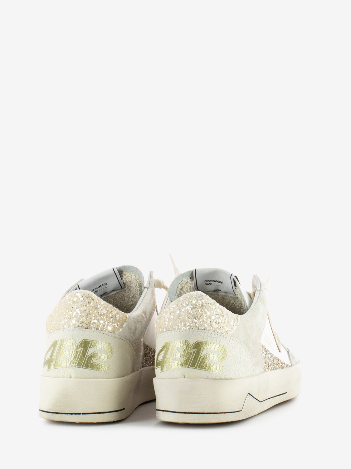 White / platinum Kyle sneakers