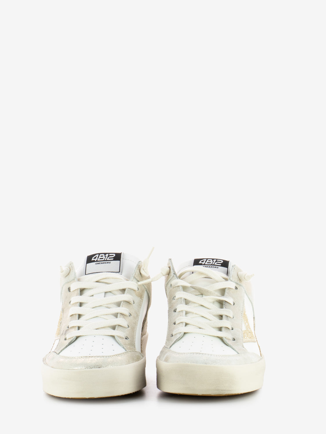 White / platinum Kyle sneakers
