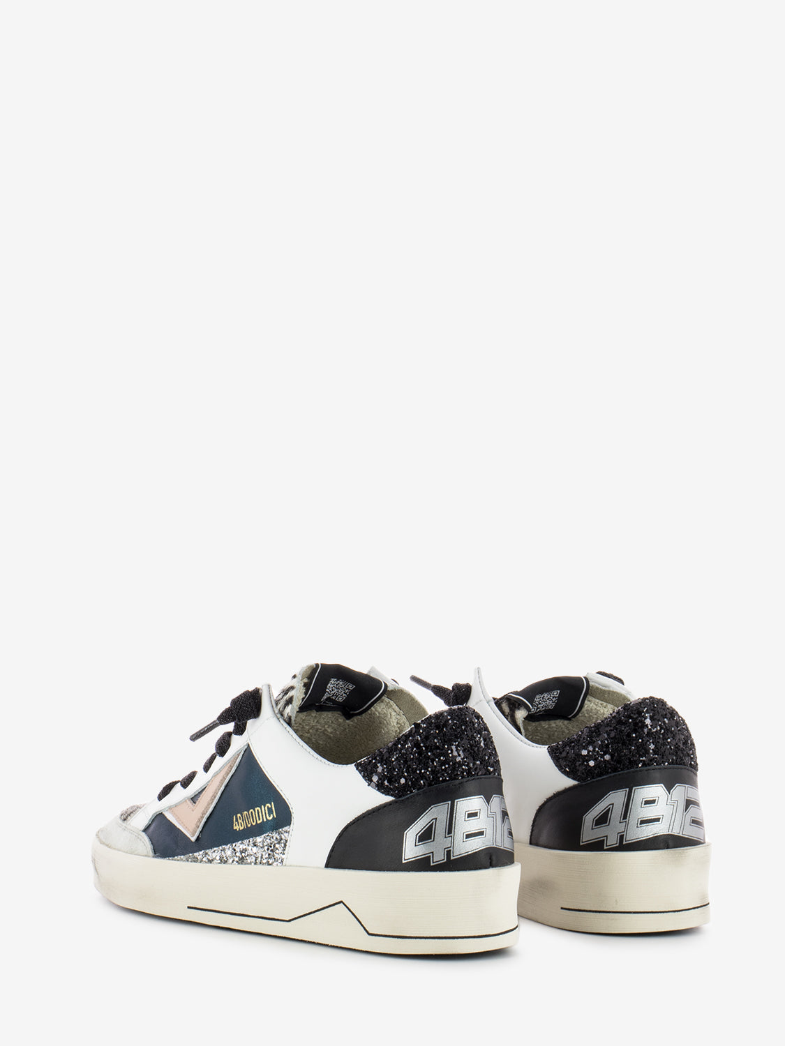 Sneakers Kyle D855 zebra / petrolio