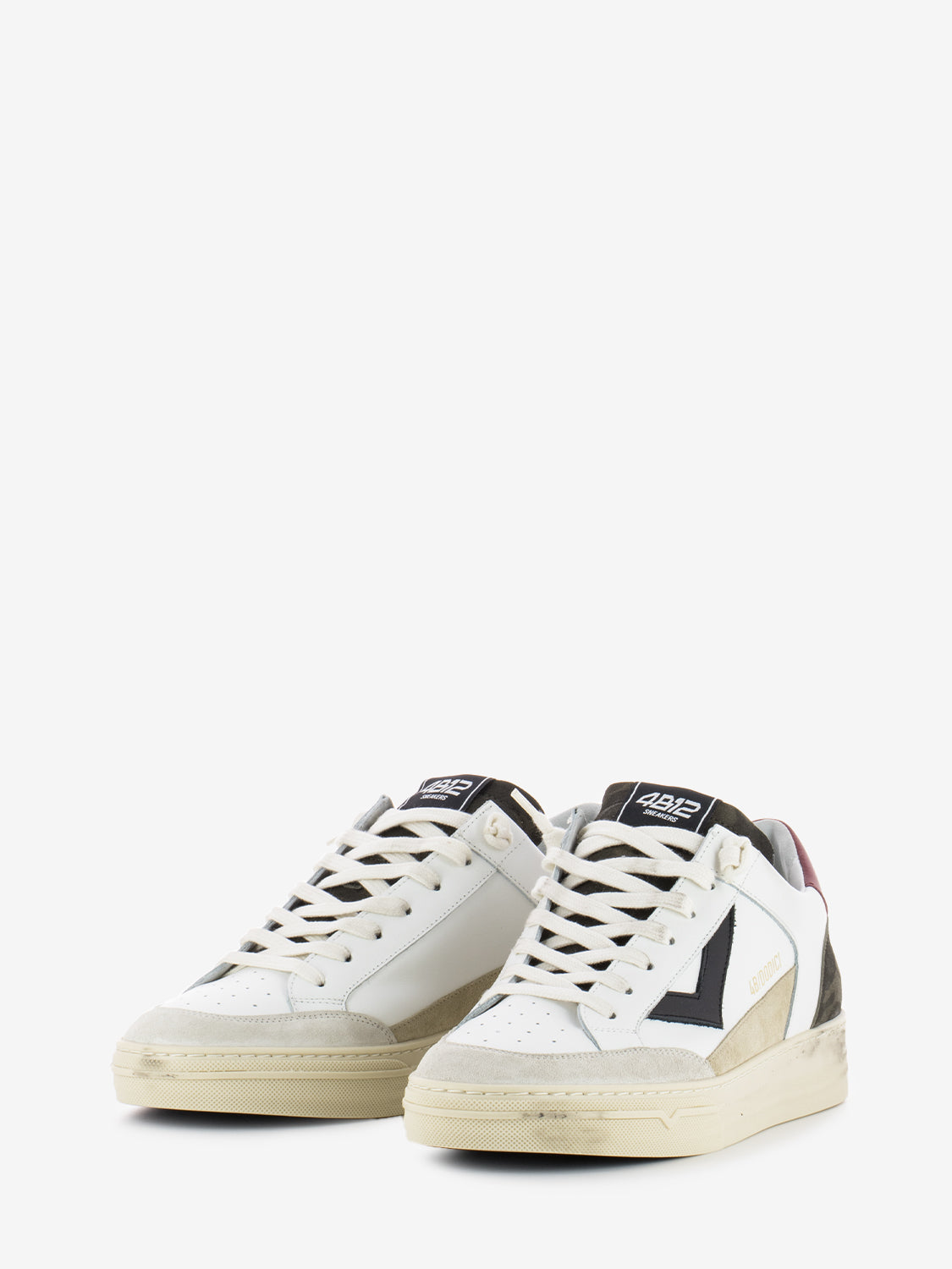 Kyle U751 white / red / camouflage sneakers