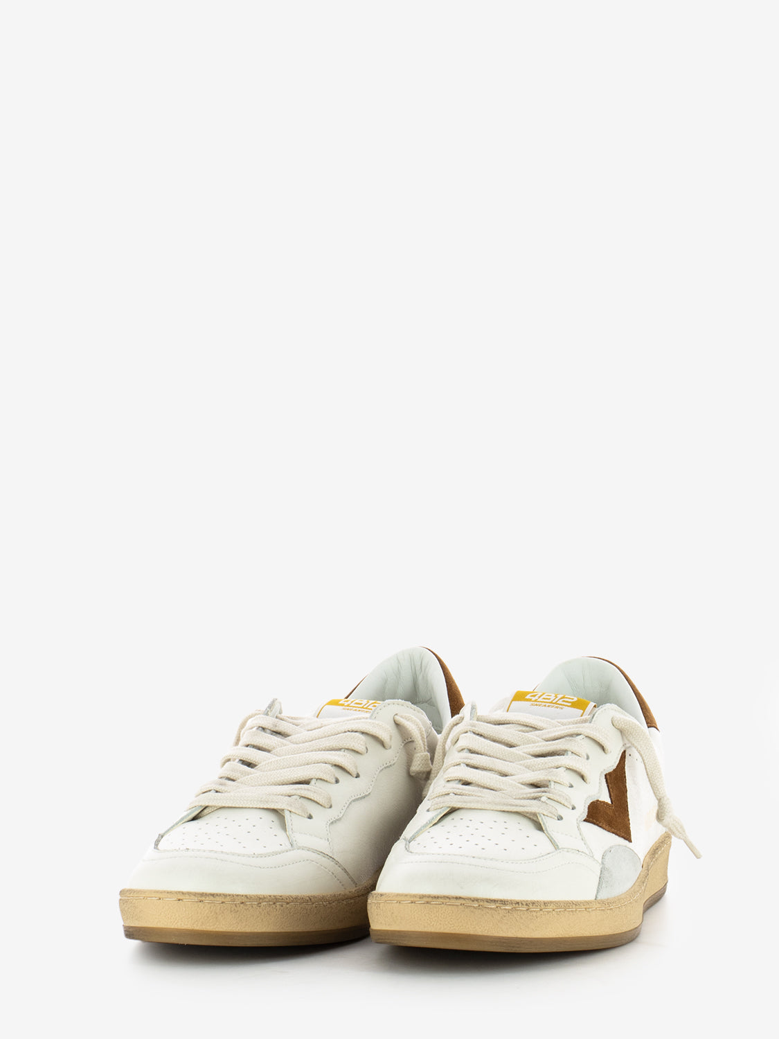 Play New white / brown sneakers