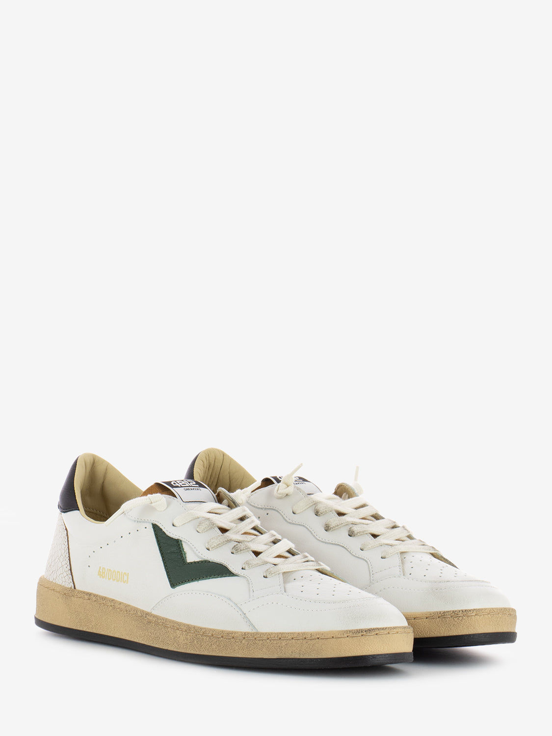 Sneakers Play New bianco / nero / verdone