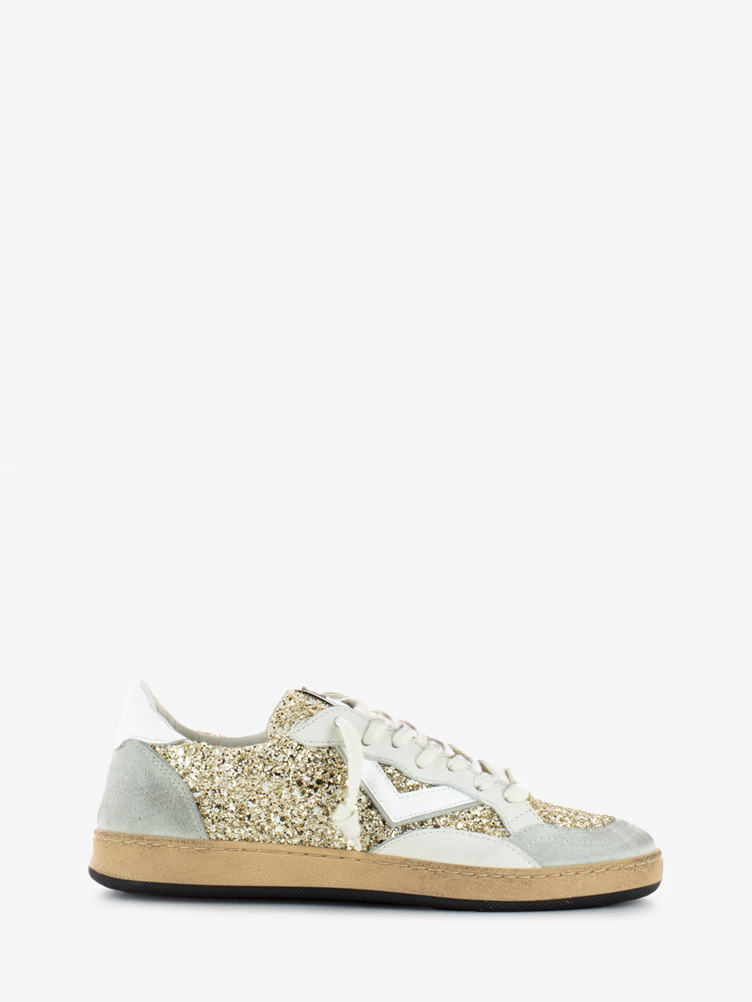 Sneakers Play New bianco / oro