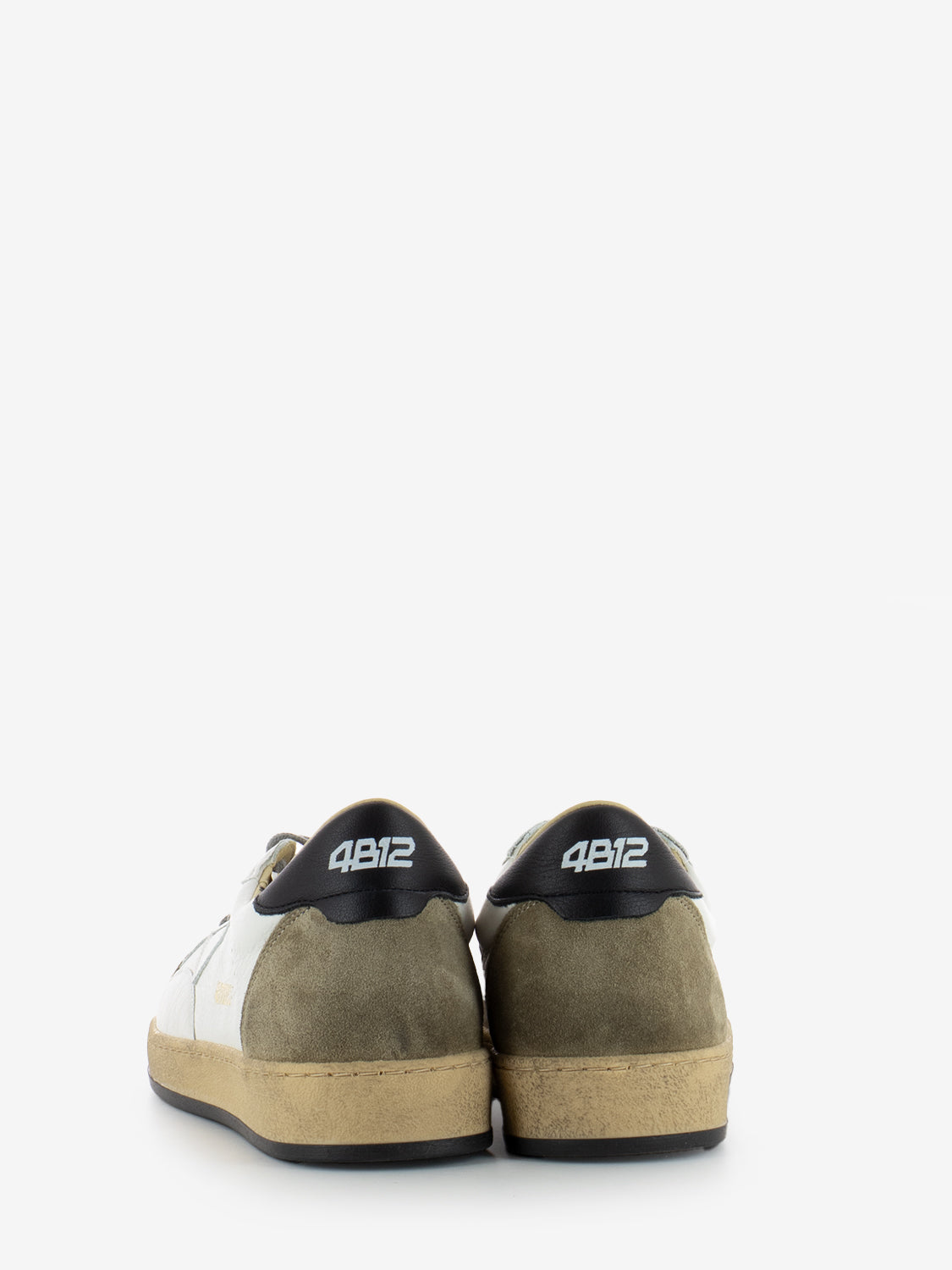 Play taupe / white / black sneakers