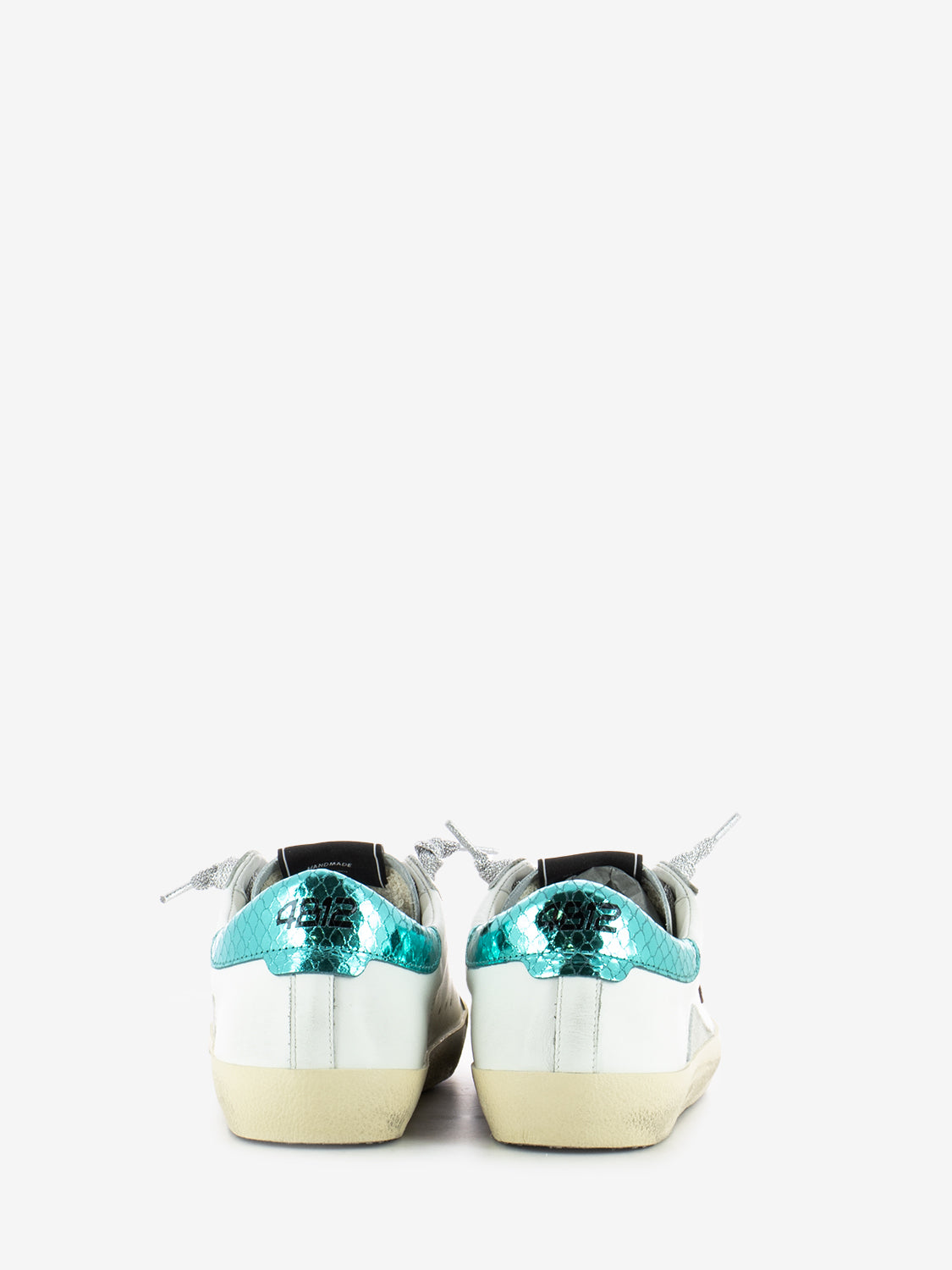 Sneakers suprime bianco / blu / argento