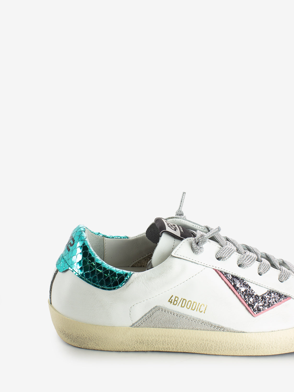 Sneakers suprime bianco / blu / argento