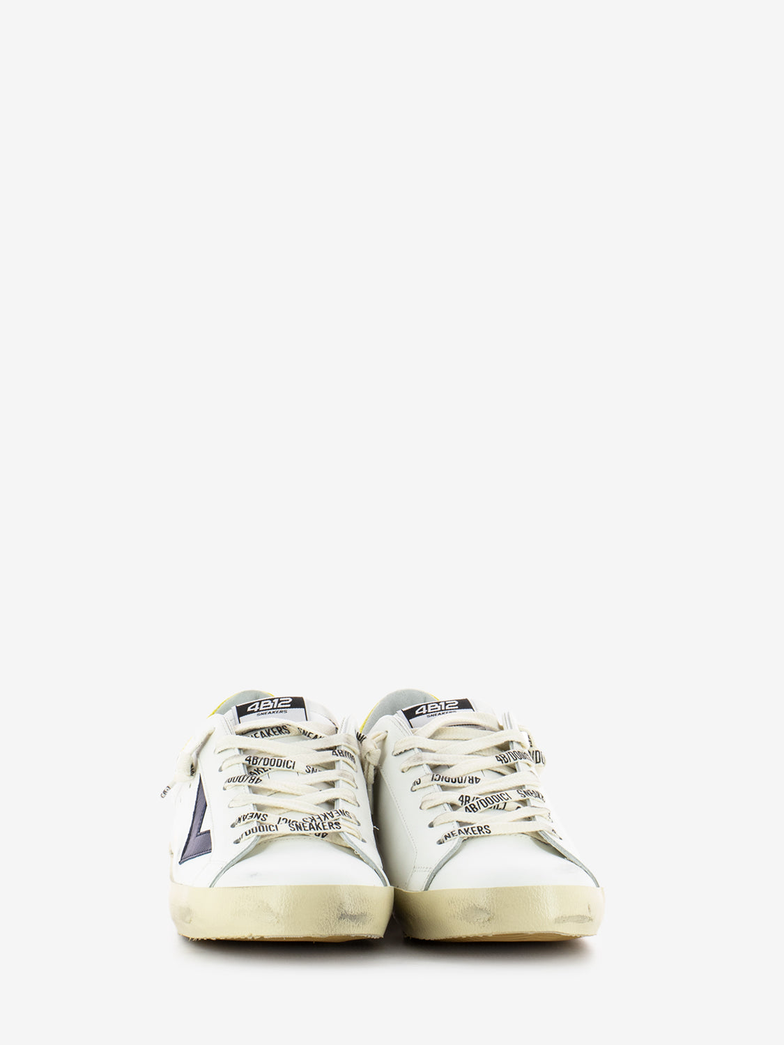 Sneakers Suprime white / blue / yellow