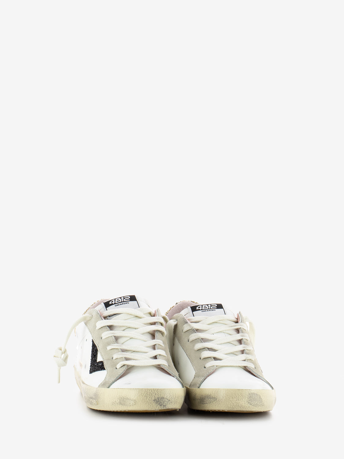 Sneakers Suprime bianco / oro / nero