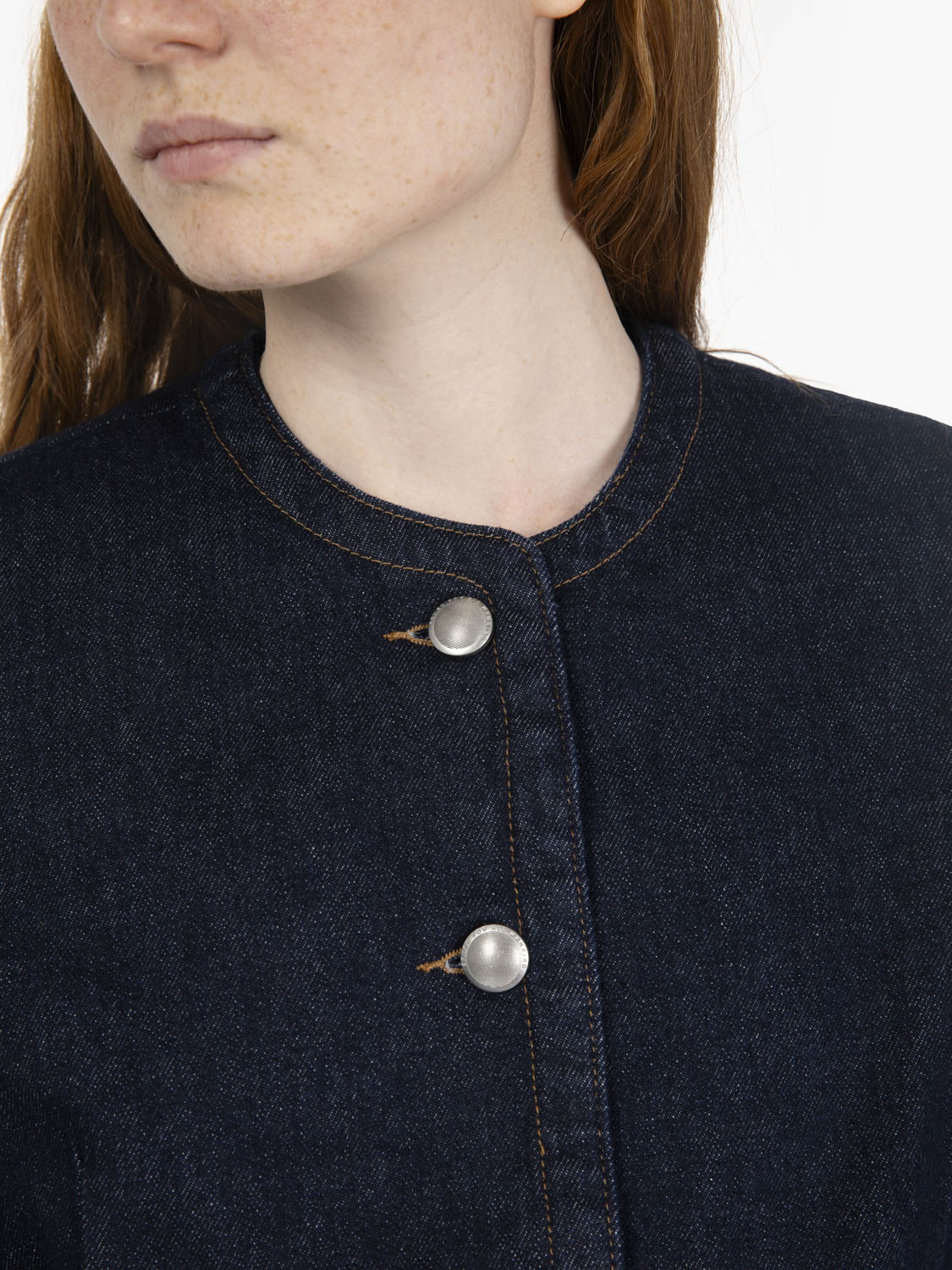 Lady jacket smoove dark denim