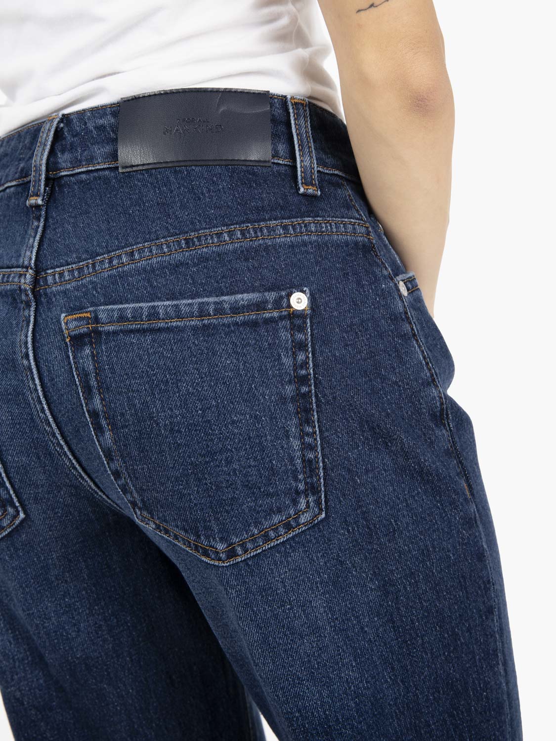 Calie straight ankle denim chiaro