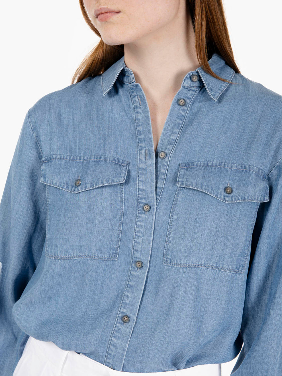 Camicia denim Dina Florida light blue