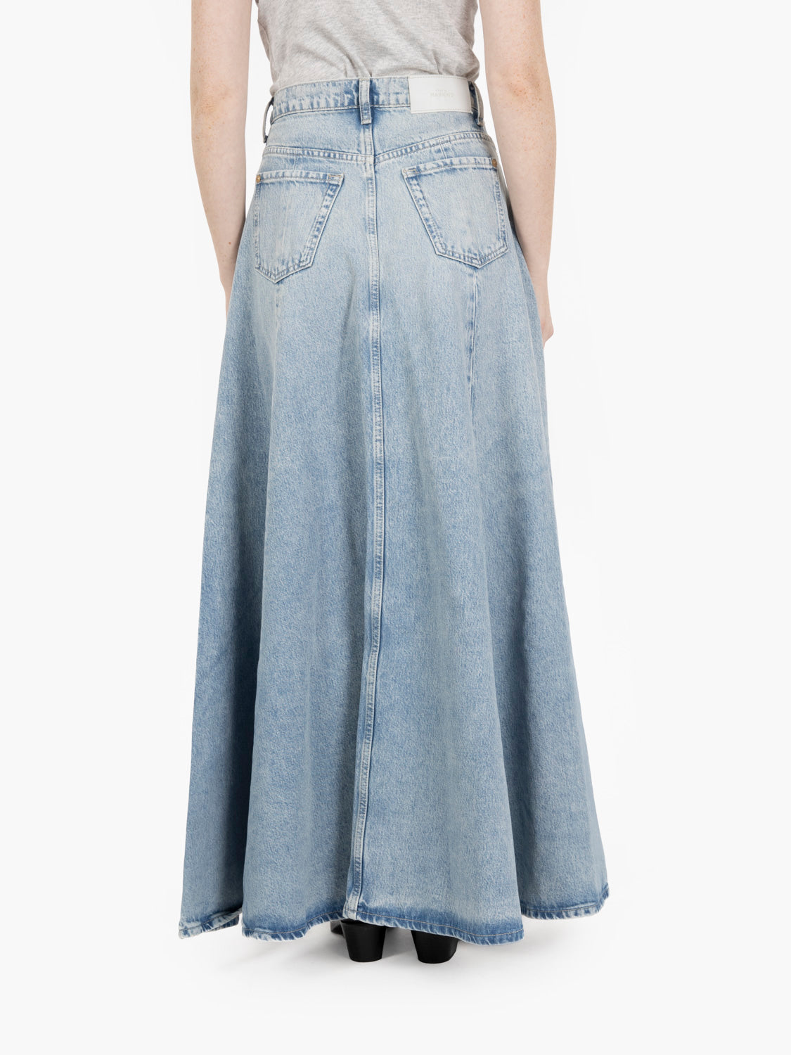 Drama skirt denim chiaro