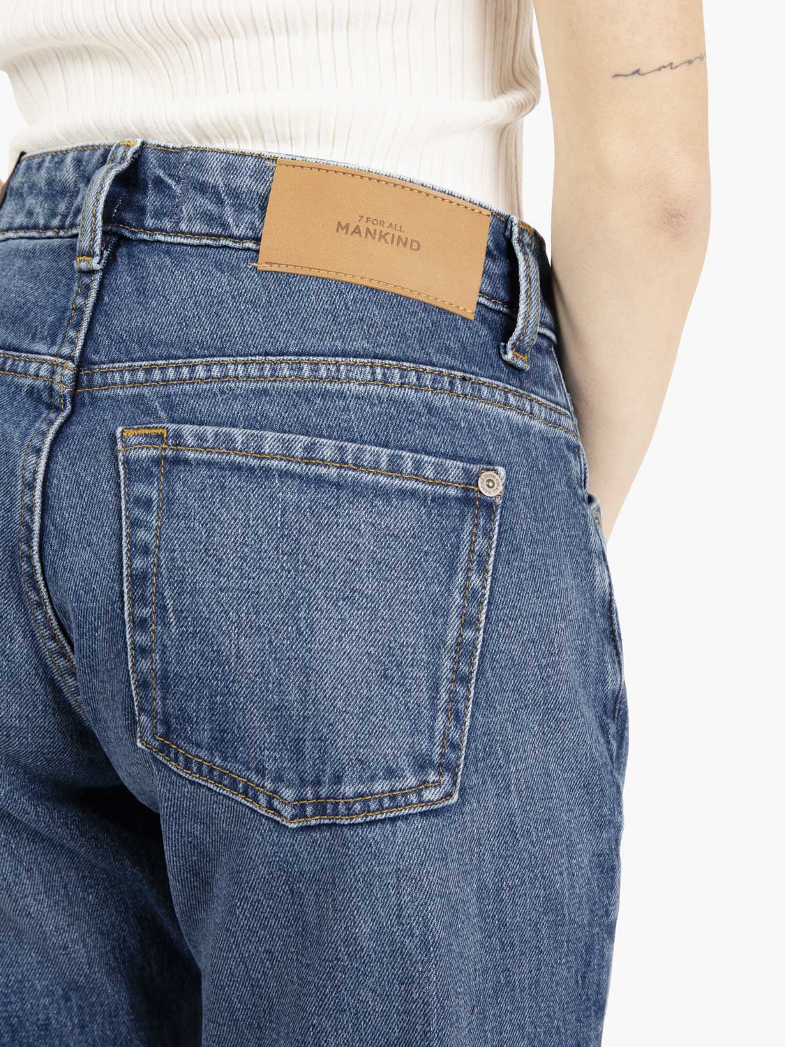 Calie tight Jasper mid blue jeans