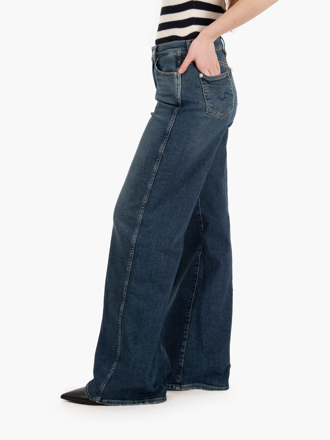 Lotta Bay Mid Blue Jeans