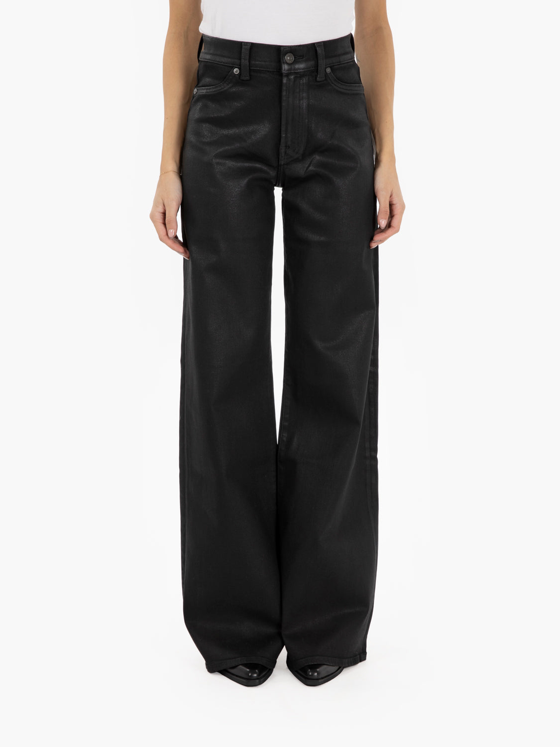 Lotta Coated Black Jeans