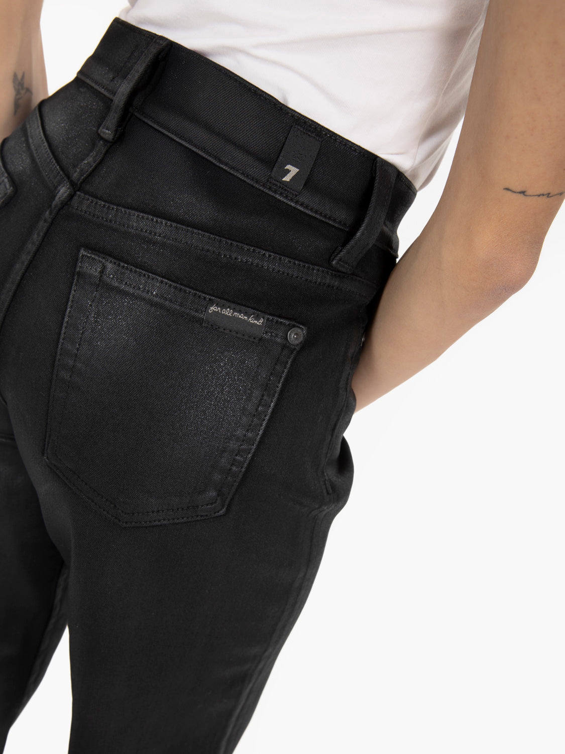 Lotta Coated Black Jeans