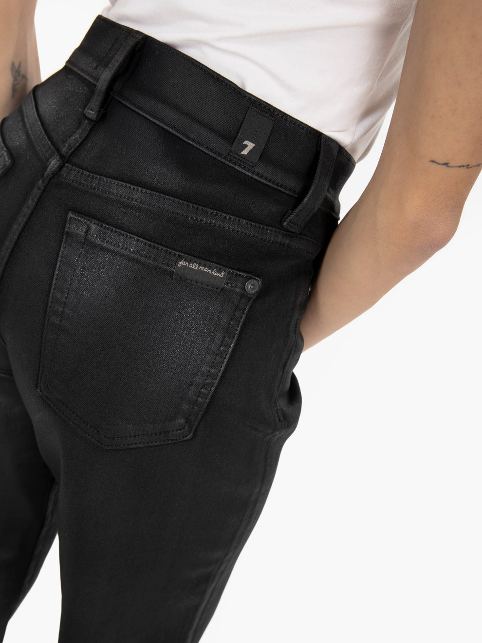 Lotta Coated Black Jeans