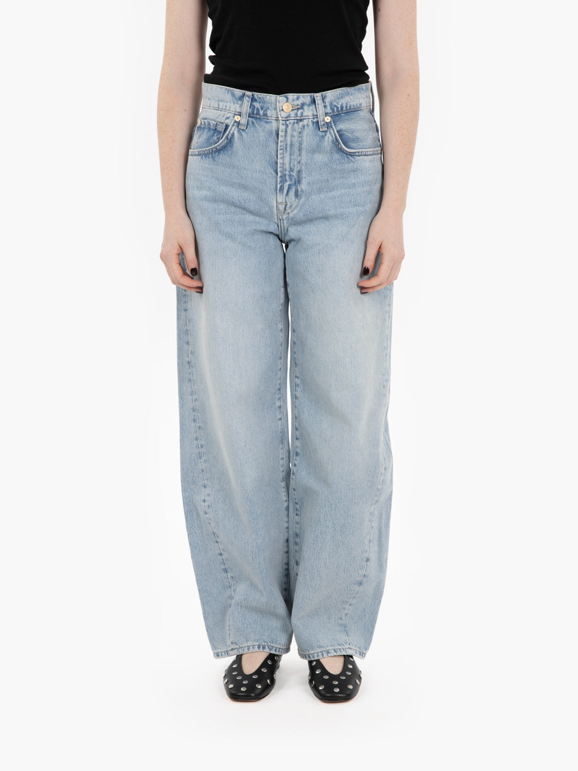 Twisted Bonnie light denim jeans