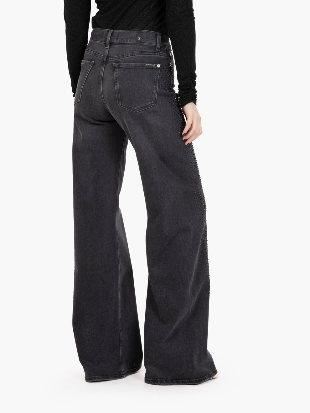 Twisted Lotta bottomline crystals black