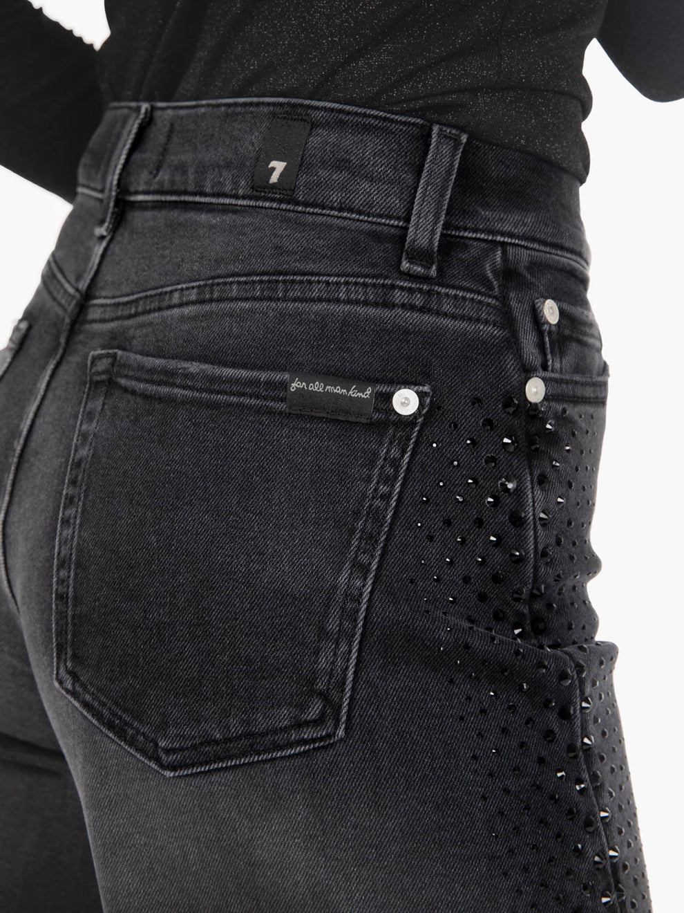 Twisted Lotta bottomline crystals black