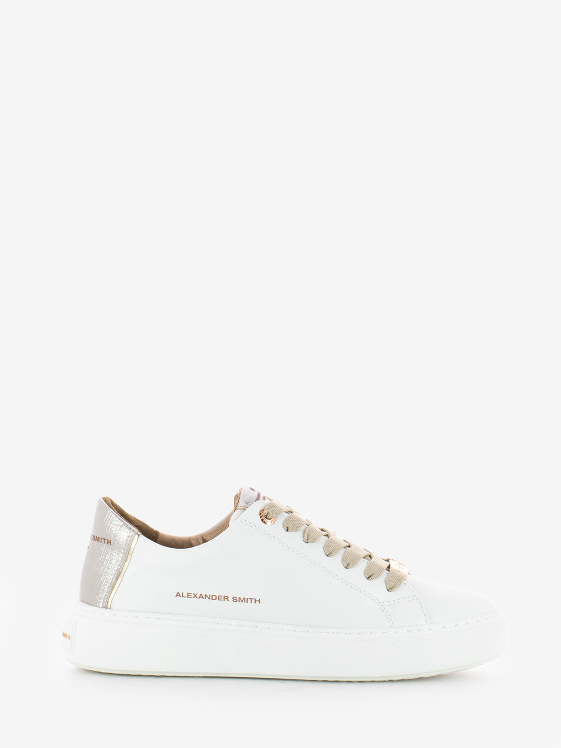 Sneakers London white / gold