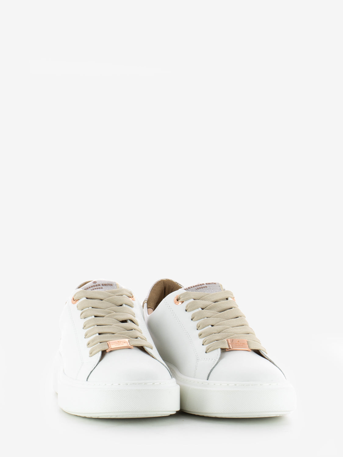 Sneakers London white / gold