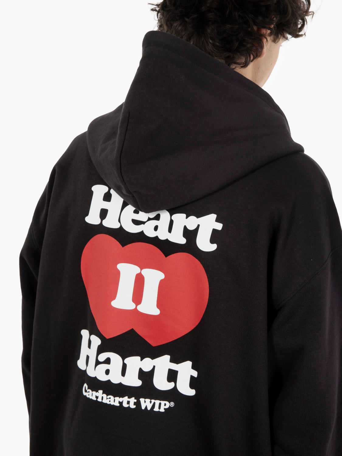 Hooded Heart II sweat jacket black