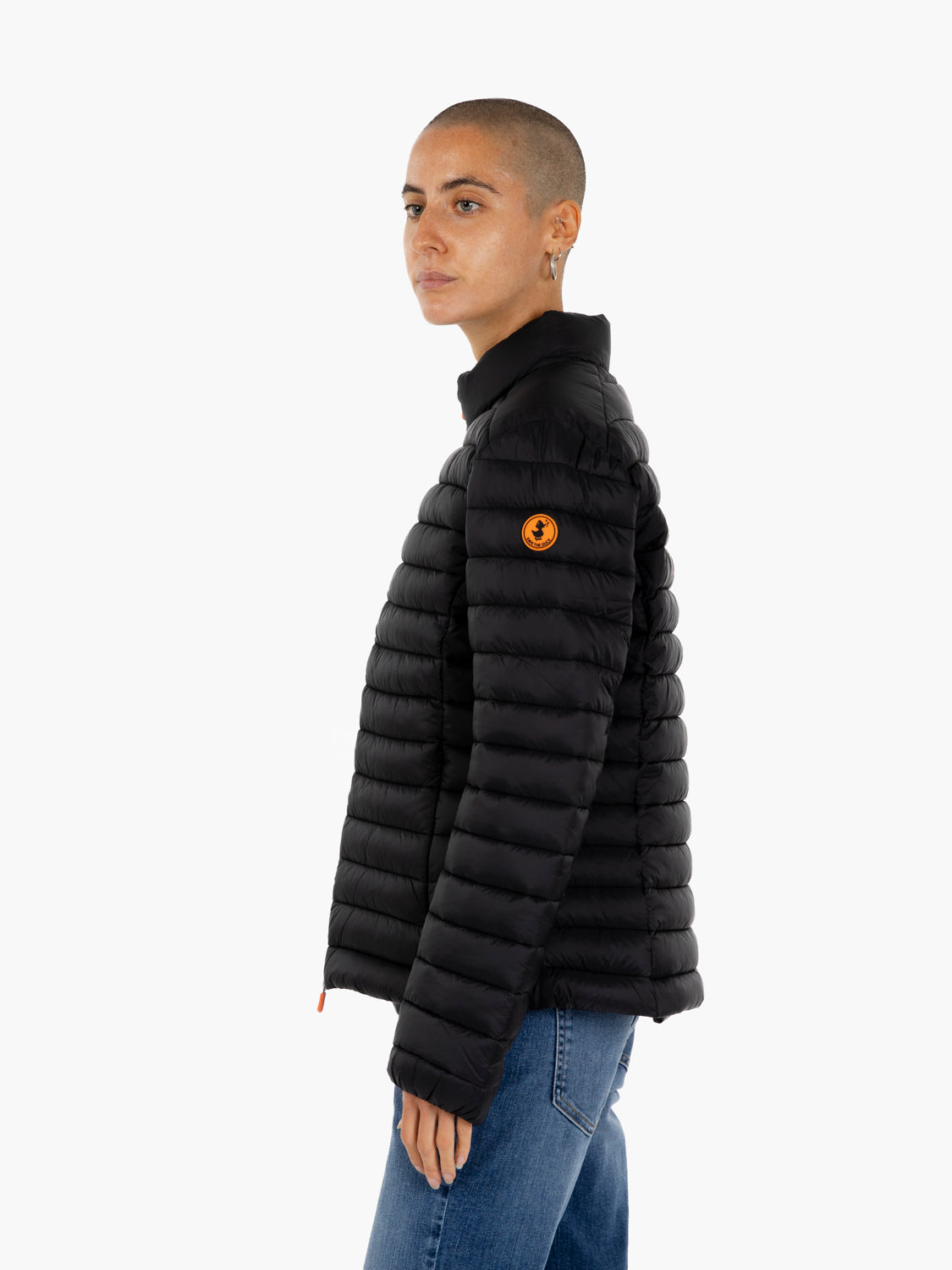Daisy Giga01 Hooded black jacket