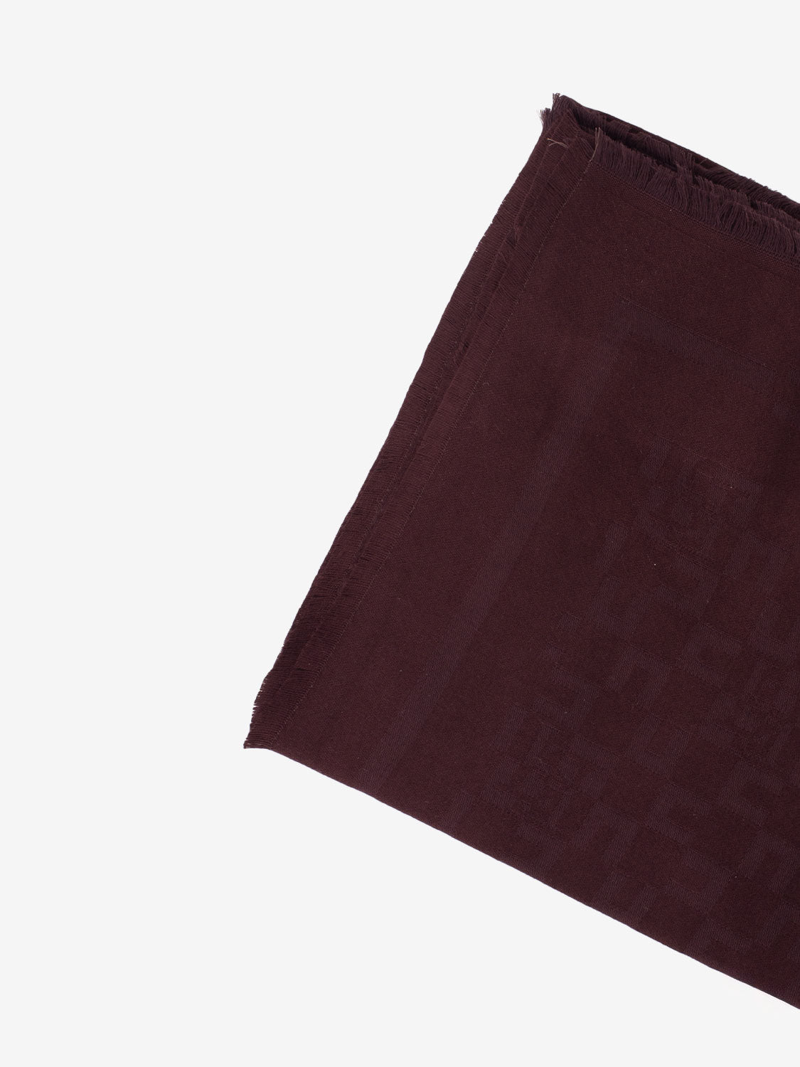 Sciarpa monogram merlot