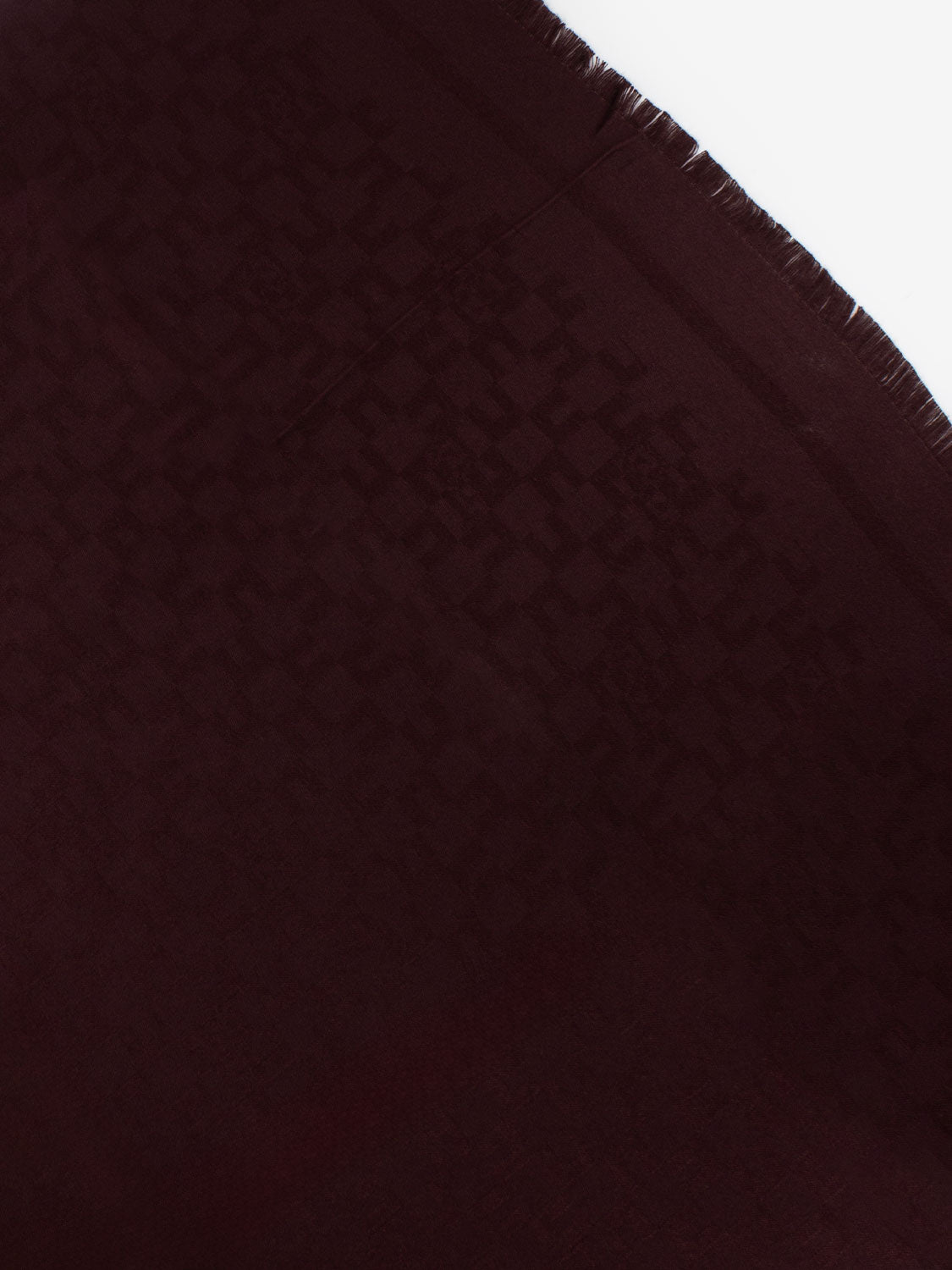Sciarpa monogram merlot