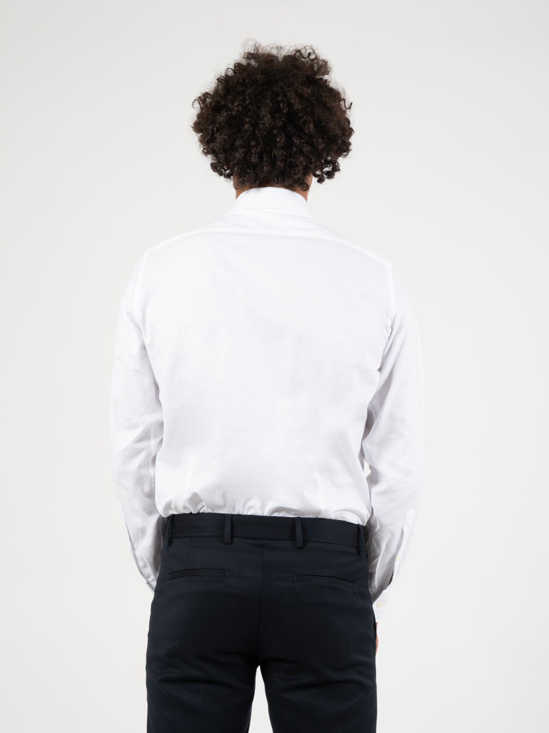 Camicia in cotone oxford bianco