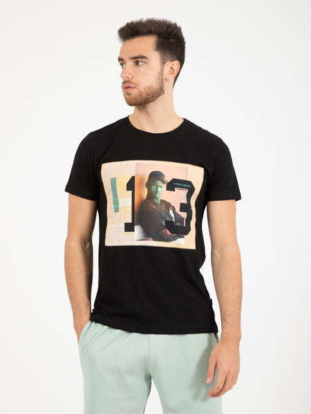 T-shirt Snapshot man black