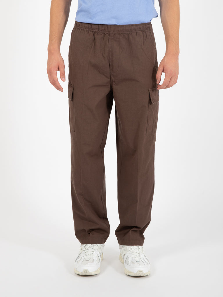 OBEY - Pantalone Easy Ripstop cargo pant dark brown