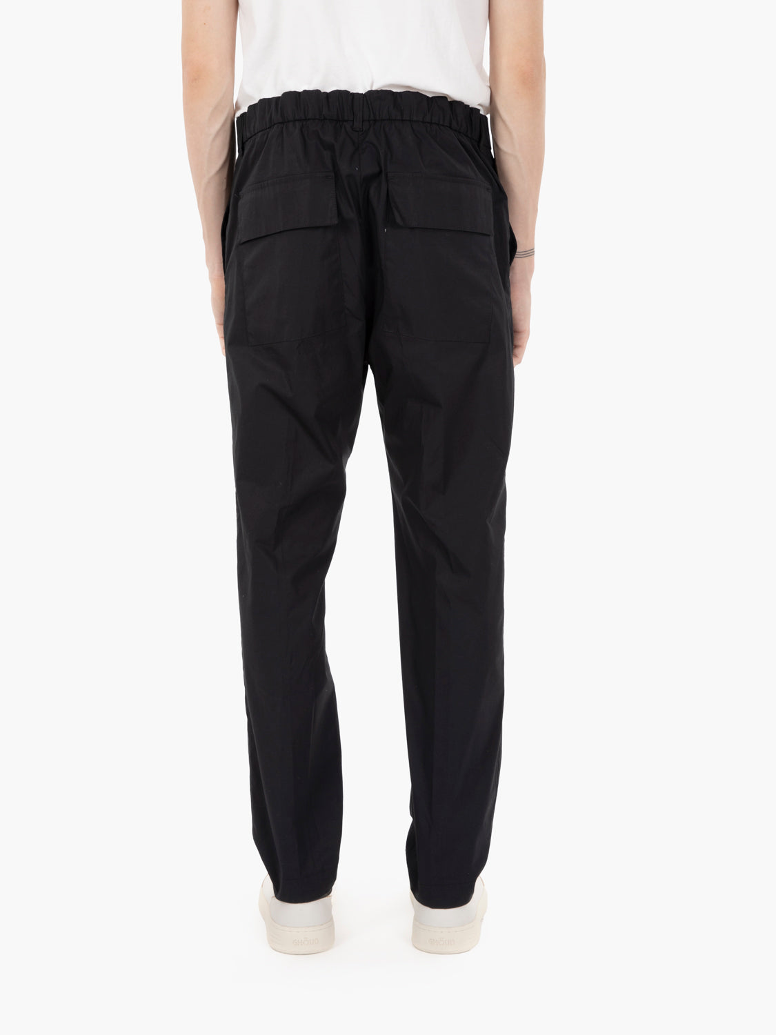 Pantaloni Nettuno in tela paracadute nero