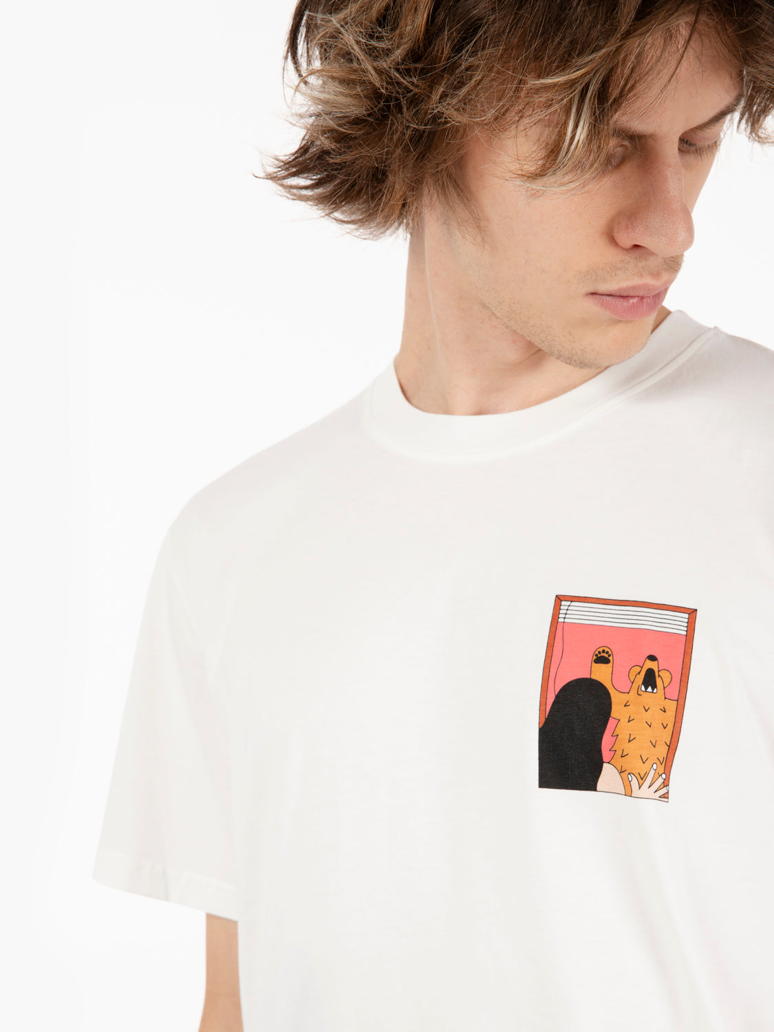 Bear Off White T-Shirt