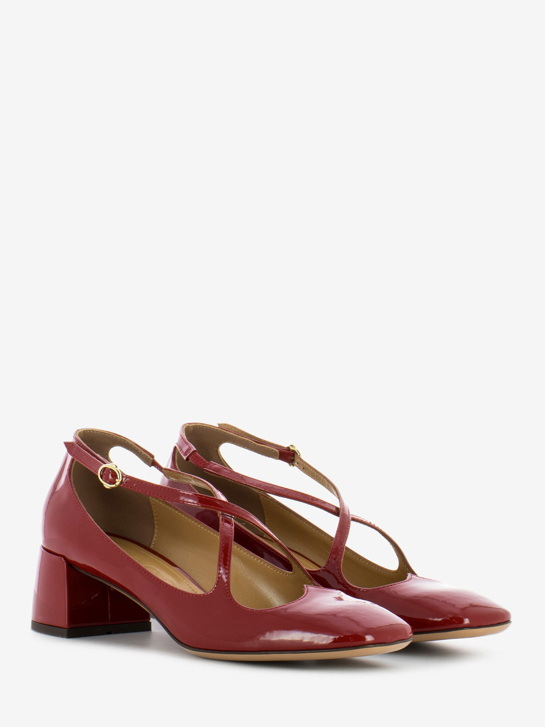 Garnet Cross Strap Shoe
