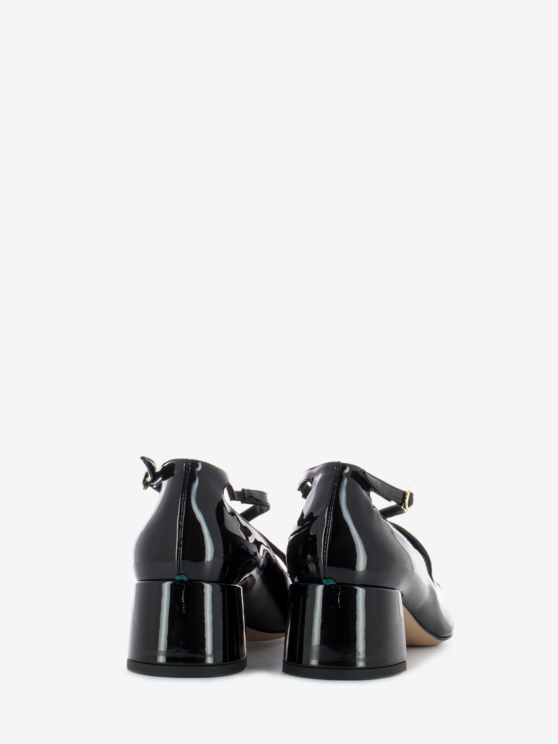 Scarpa con cinturini incrociati nero