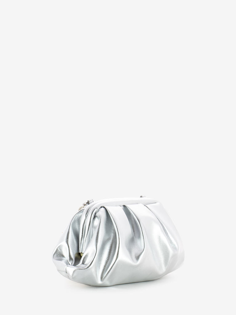SCARLETT - Pochette con catena metal argento